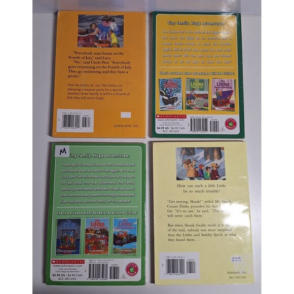4 The Littles Chapter Book Lot Go Exploring, To The Rescue, Give a Party RL3 - Picture 2 of 7
